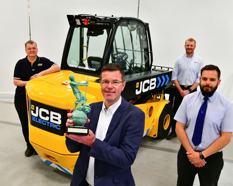 JCB Teletruk伸縮臂叉車(chē)喜獲“環(huán)境獎(jiǎng)”